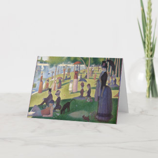 Carte Un dimanche à La Grande Jatte par Georges Seurat