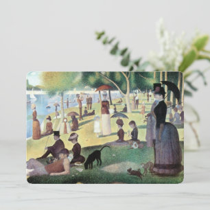 Carte Un dimanche après-midi à l'Île de la Grande Jatte