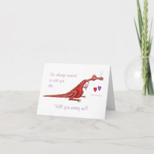 Carte Un dragon aux fleurs