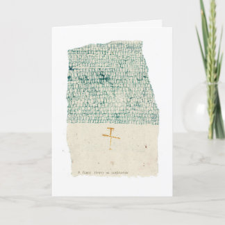 Carte Un endroit vide de séparation.