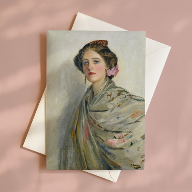 Carte Un Espagnol Juste, Mme Chowne | Sir John Lavery (Créateur téléchargé)