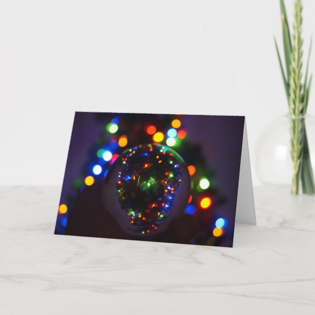Carte Un Globe de Noël (Devant)