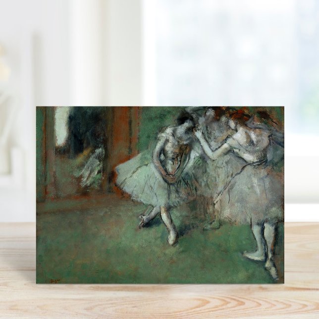 Carte Un groupe de danseurs | Edgar Degas (Créateur téléchargé)