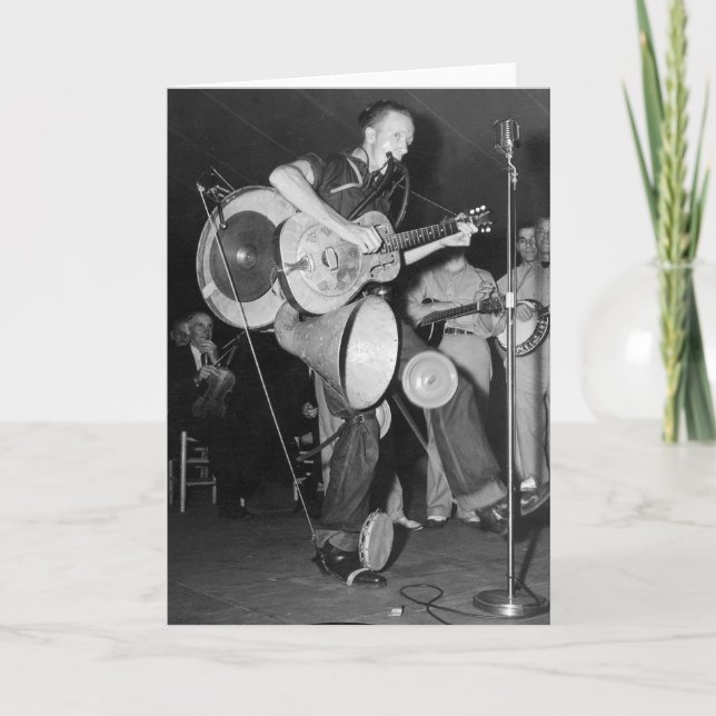 Carte Un homme Band, 1938 (Devant)