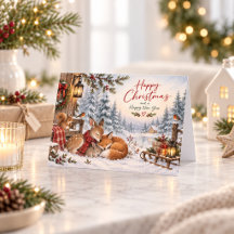 Un joyeux message de Noël chaleureux