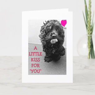 CARTE UN KISS ET UN SOUHAIT-VOTRE ANNIVERSAIRE DIT DOGGI
