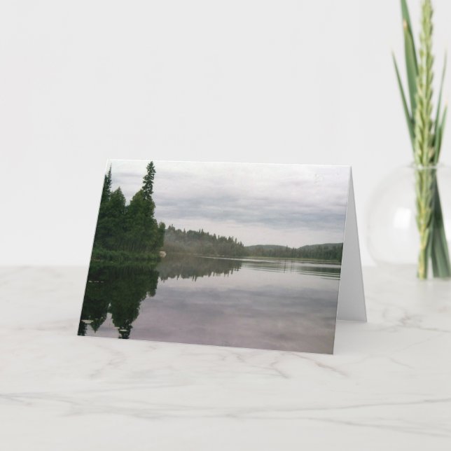 Carte Un lac tranquille (Devant)