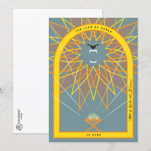 Carte Un lion en colère