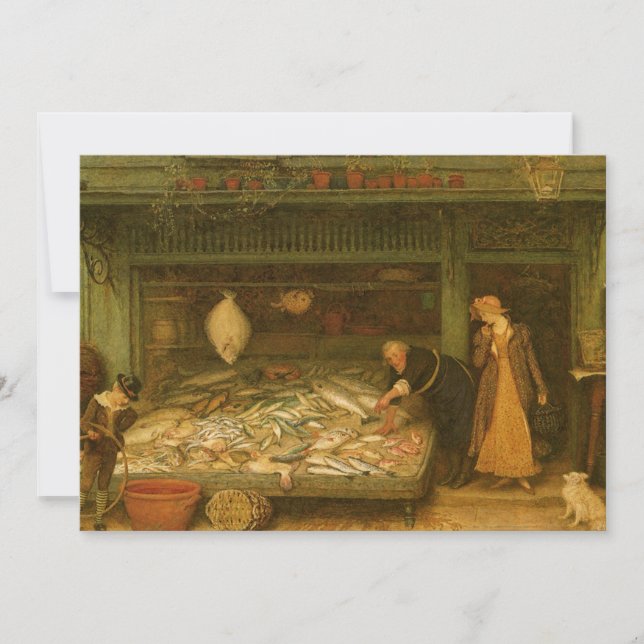 Carte Un magasin de pêcheurs par Frederick Walker (Devant)