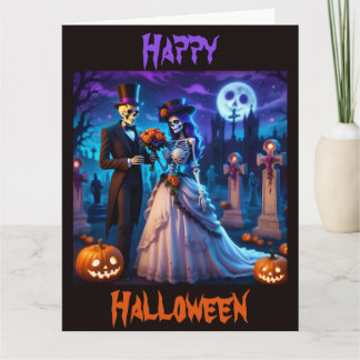 Carte Un Mariage d'Halloween