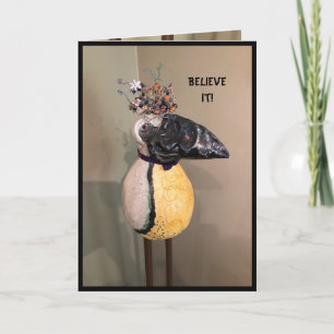 Carte Un miracle de marche humoristique