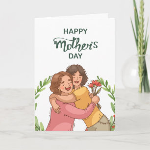Carte Un moment émouvant de la fête des mères 💖 Faire