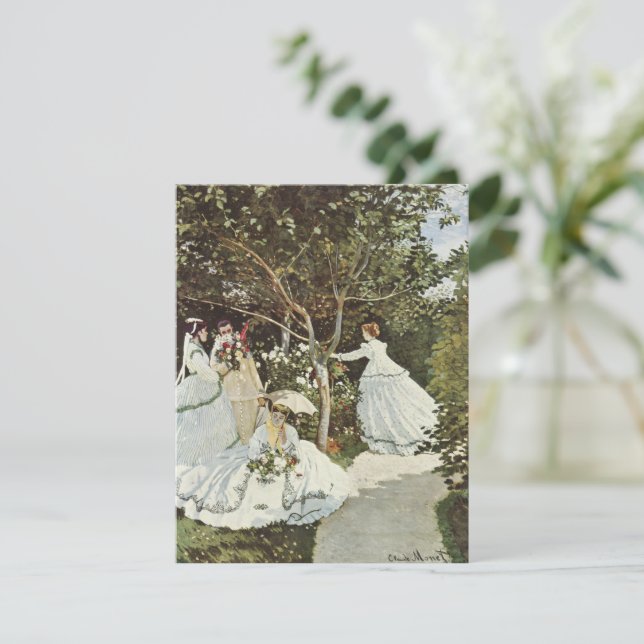 Carte Un moulin à vent à Zaandam Claude Monet (Debout devant)