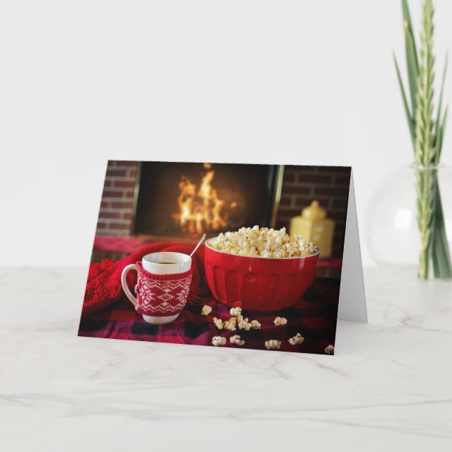 Carte Un Noël au pop-corn (Devant)