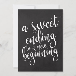 Carte Un panneau de mariage à craie abordable avec une f