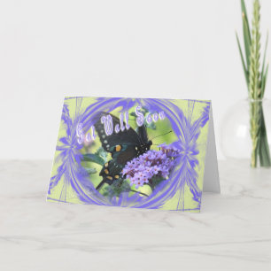 Carte Un papillon GetWellWish-peut modifier les mots int