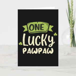 Carte Un Pawpaw Chanceux St. Patrick Drôle Correspondant