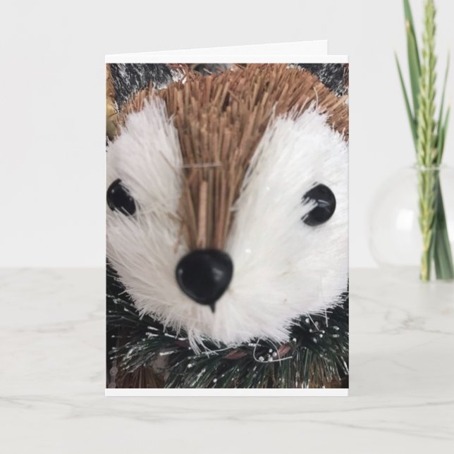 CARTE UN PETIT GARS DIT **JOYEZ NOËL À VOUS** (Devant)
