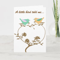 Un petit oiseau m'a dit ... félicitations