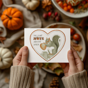 Carte Un peu sur vous obtenez Squirrelly Valentine