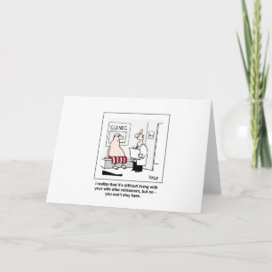 Carte Un retraité au docteur