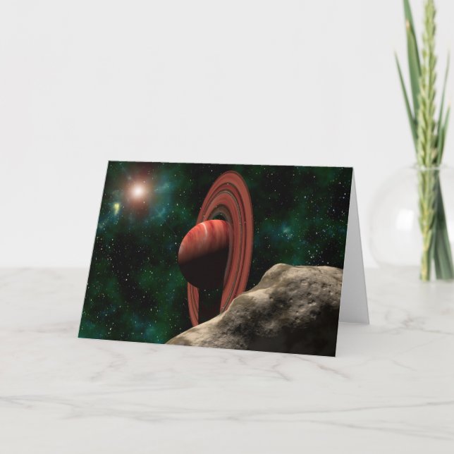 Carte Un Saturne comme une planète (Devant)
