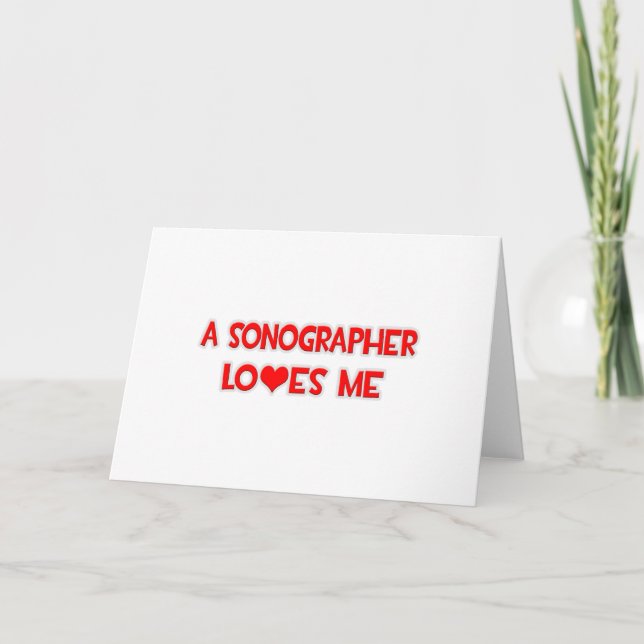 Carte Un Sonographe M'Aime (Devant)