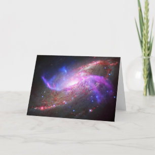 Carte Un Spectacle De Lumière Galactique En Galaxie Spir