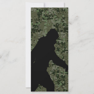 Carte Un squatchin pour le camouflage numérique d'Olive