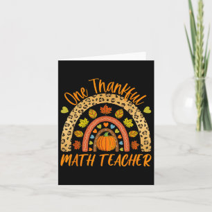 Carte Un Thanksgiving Enseignant Math Fun Thanksgiving A