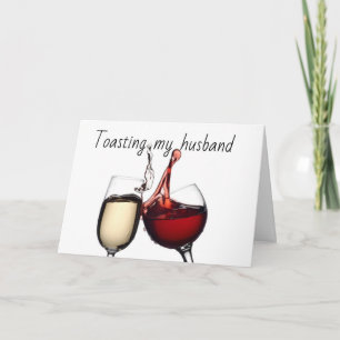 CARTE **UN TOAST POUR NOUS** SUR NOTRE "CARTE D'ANNIVERS