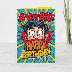 Carte Un très grand anniversaire heureux