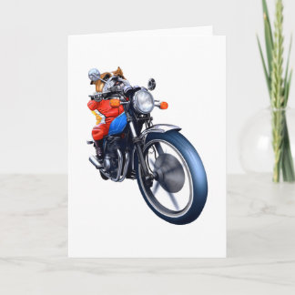 CARTE UN VÉLO D'ÉQUITATION