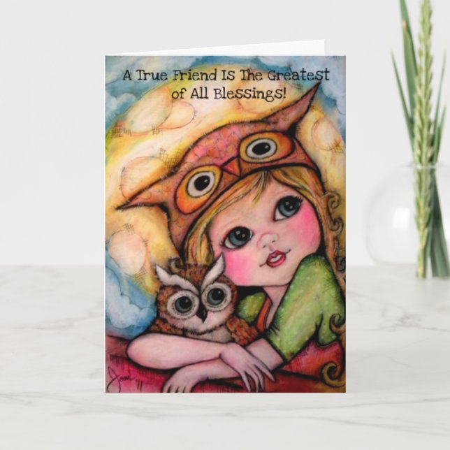 Carte Un Véritable Ami est le plus grand de toutes les B (Devant)