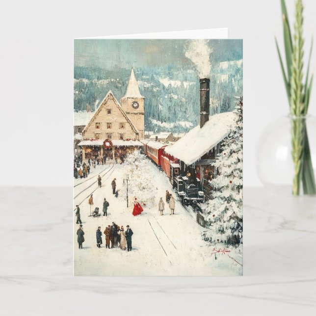 Carte Un voyage de Noël intemporel (Devant)