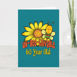 Carte Unbelievable 60th Birthday Gift