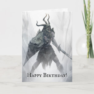 Carte Undead Draugr Guerrier Anniversaire