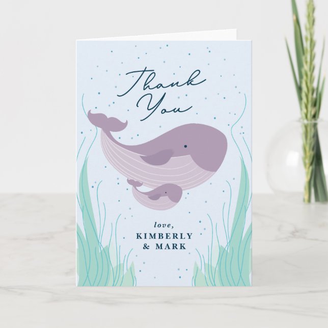 Carte Under the Sea Baby Shower Thank You (Devant)