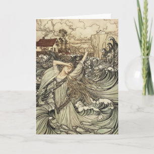 Carte Undine par Arthur Rackham
