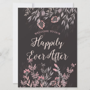 Carte Une Affiche de bienvenue de rêve pour une nuit d'é