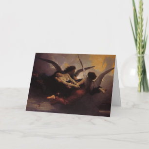 Carte Une âme portée au ciel par Bouguereau