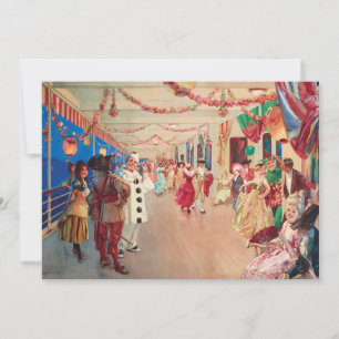 Carte Une balle masquée sur un navire Victor Gabriel G