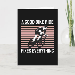 Carte Une Belle Balade À Vélo Fixe Tout