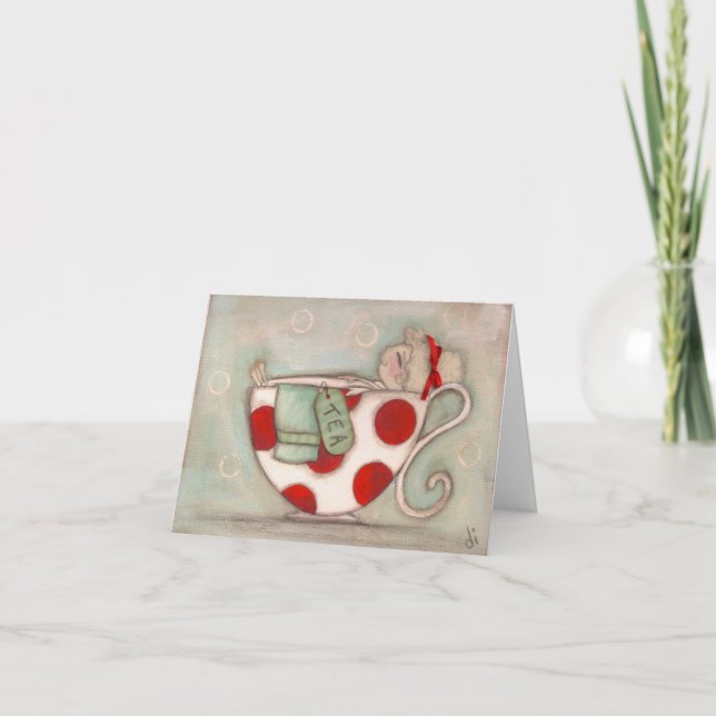 Carte Une belle coupe de TEa - Note CArds (Devant)