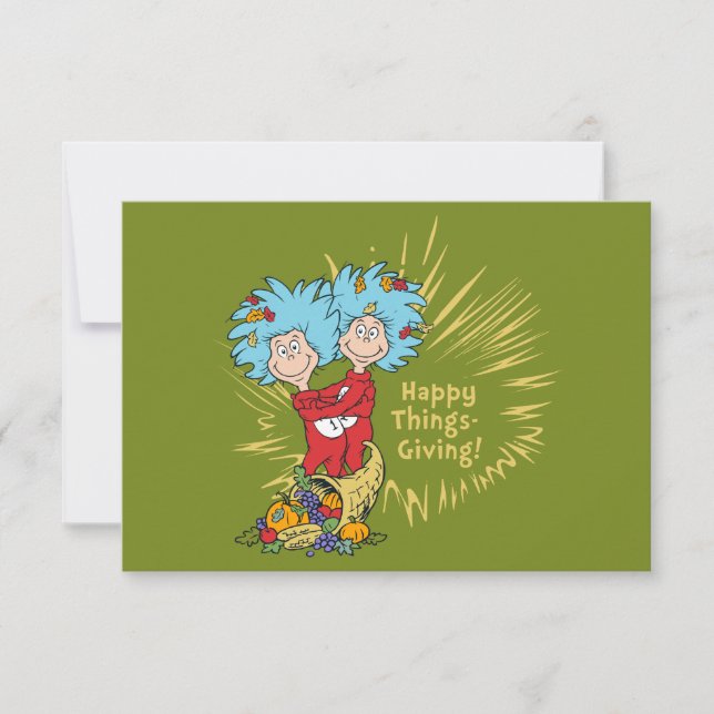Carte Une Chose Deux Joyeuses Choses Qui Donnent ! (Devant)