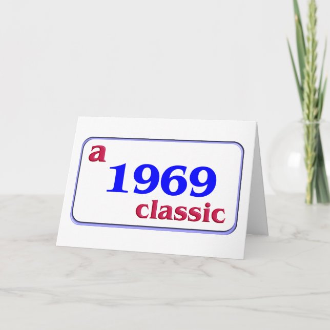 Carte Une Classique 1969 ! (Devant)