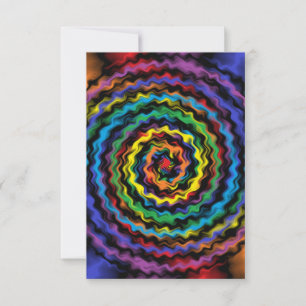 Carte Une Détonation Colorée