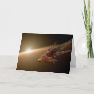 Carte Une Énorme Éruption Autour De L'Étoile Ngc 2547-Id