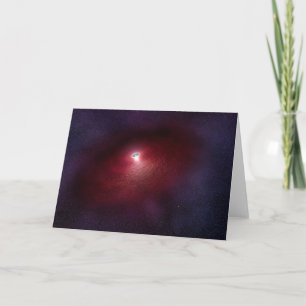 Carte Une Étoile De Neutron Avec Un Disque De Poussière 