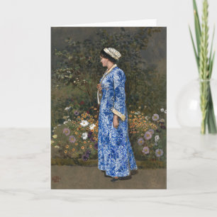 Carte Une femme en Kimono   Walter Crane